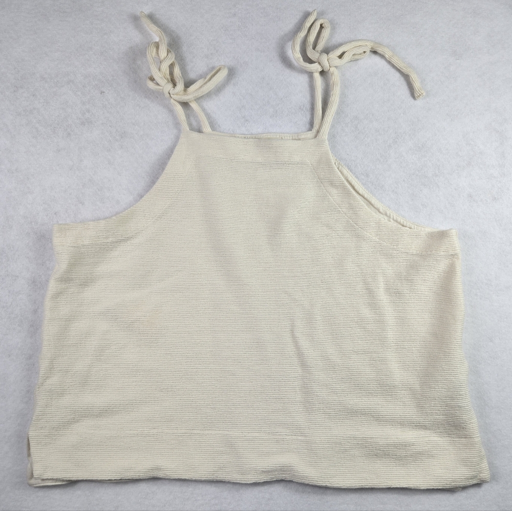 Madewell Women's Ivory Tie-Strap Top